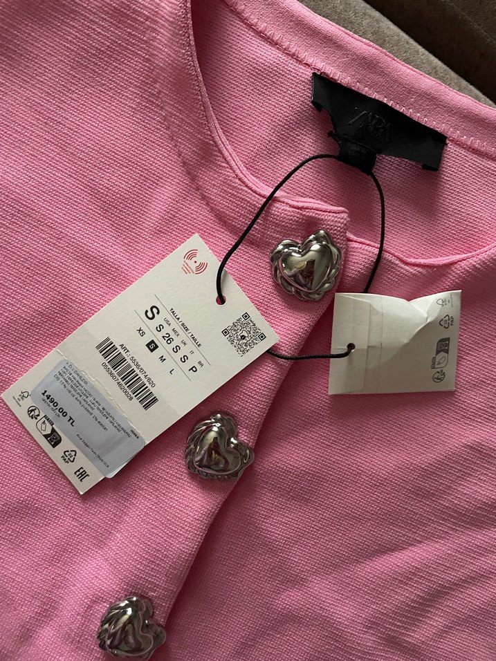 Zara kadın pembe bluz - Görsel 2