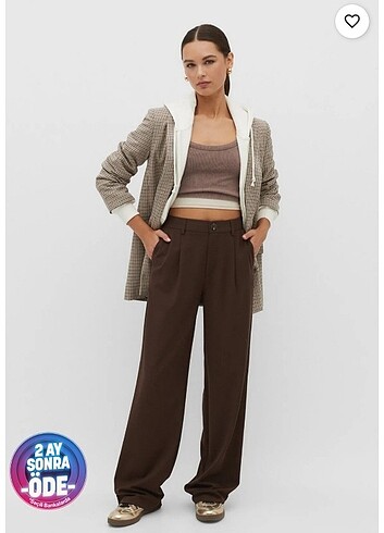 Etiketli hiç kullanılmamış stradivarius pantolon