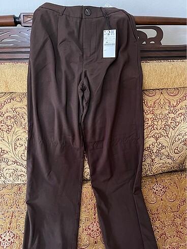 34 Beden kahverengi Renk Etiketli hiç kullanılmamış stradivarius pantolon