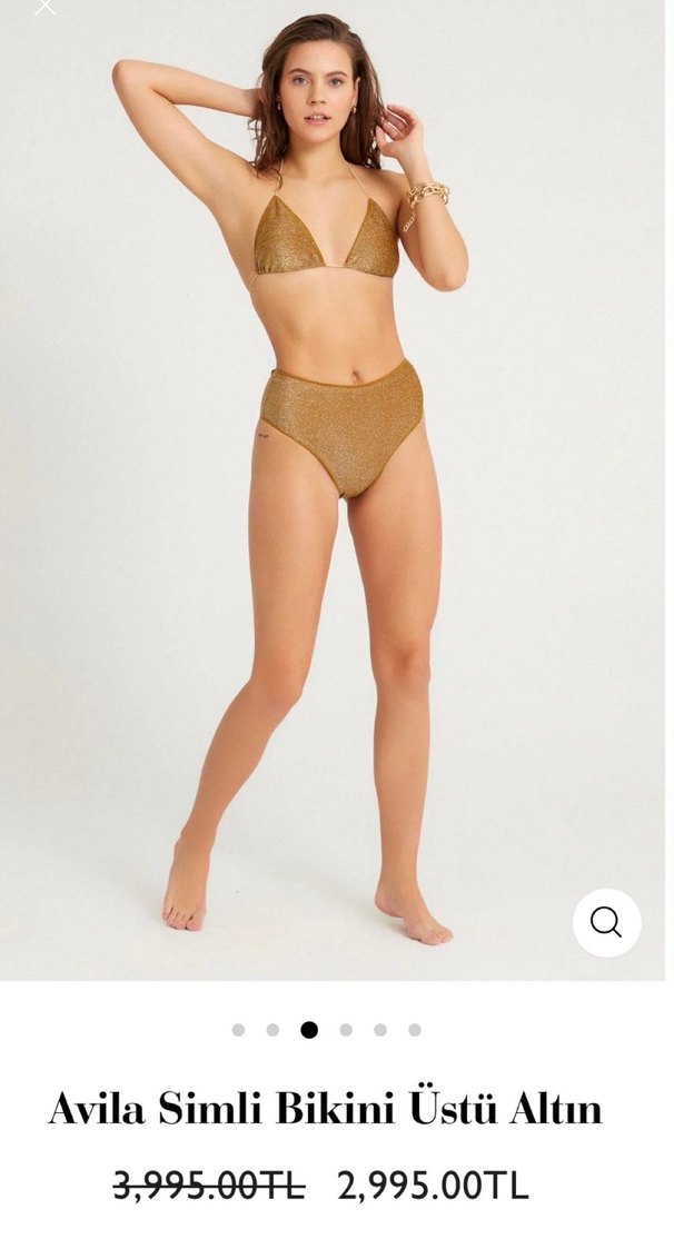 Dore sik modern bikini üsttü - Görsel 4