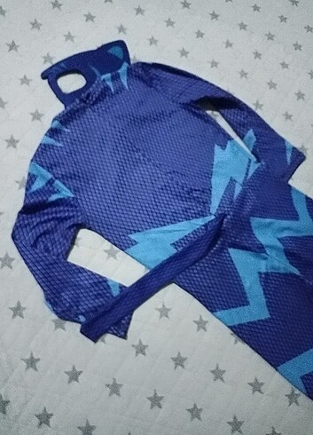 24-36 Ay Beden lacivert Renk Pija maskeliler kedi çocuk kiyafeti