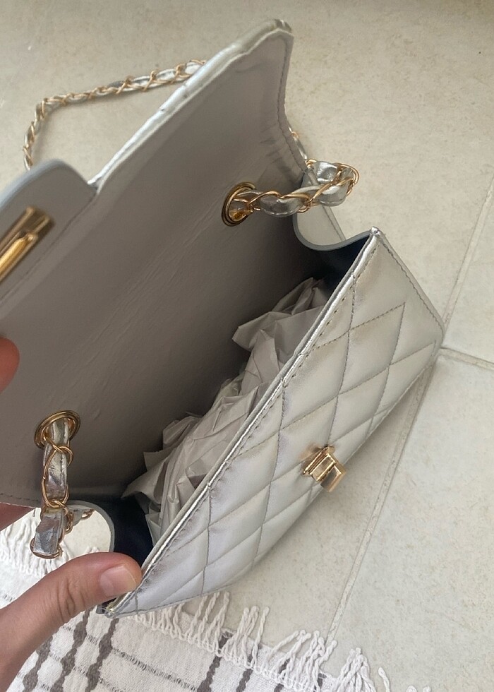 Gümüş çanta - Görsel 4