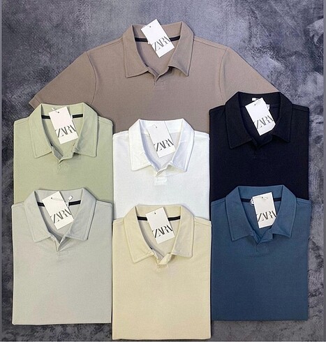 ZARA KUMAŞ POLO YAKA TSHİRT