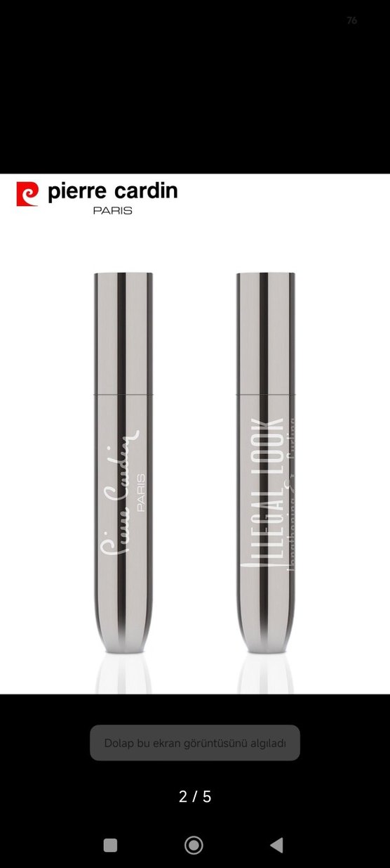 Pierre Cardin Gri Maskara - Görsel 2