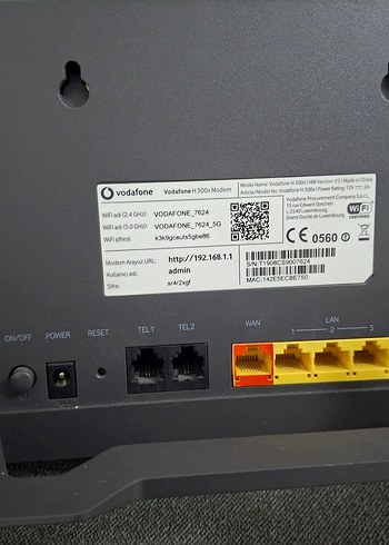 Gri Wifi Cihazı VODAFONE - Görsel 2