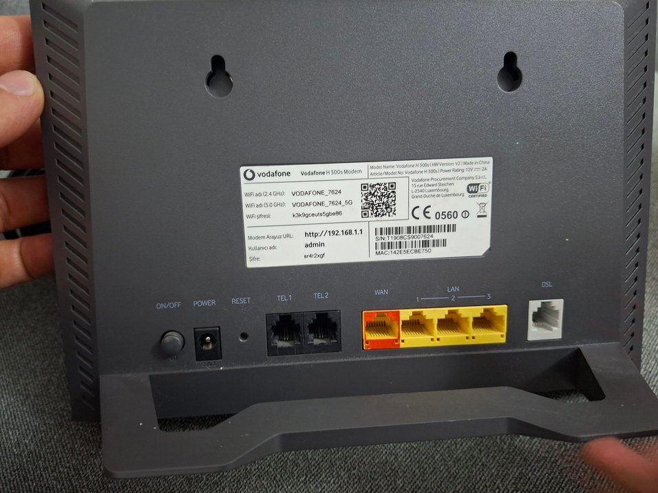 Gri Wifi Cihazı VODAFONE - Görsel 2