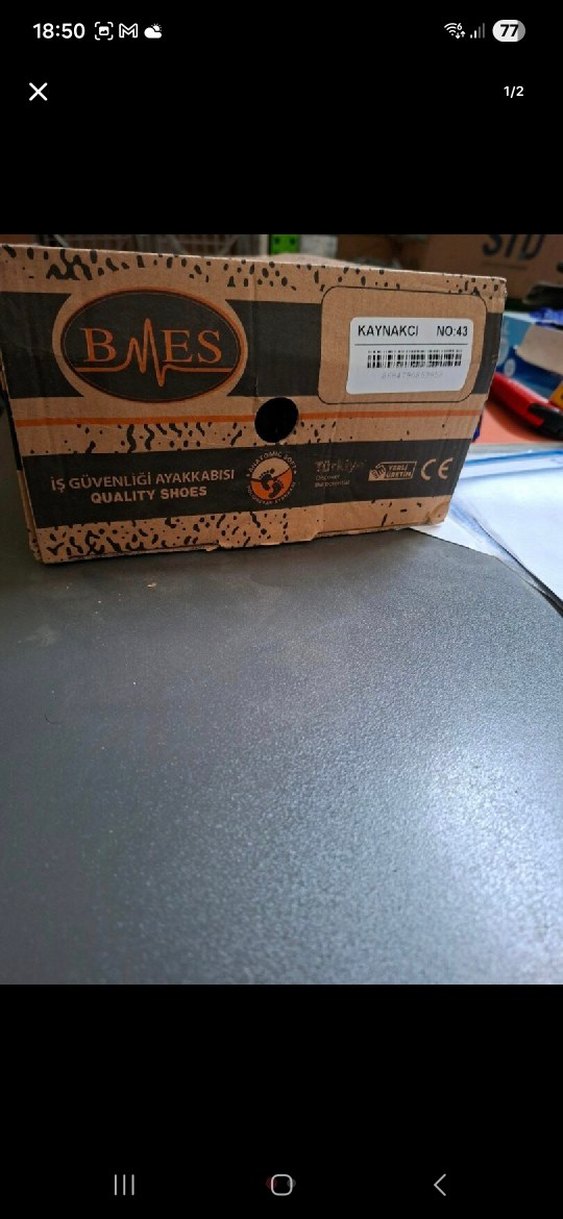 Siyah Erkek İş Ayakkabısı - Görsel 3