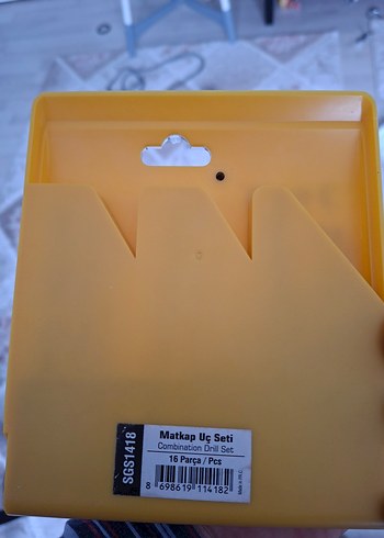 SGS Matkap Uç Seti 16 Parça Sarı - Görsel 2