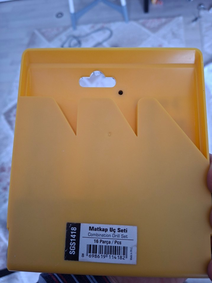 SGS Matkap Uç Seti 16 Parça Sarı - Görsel 2