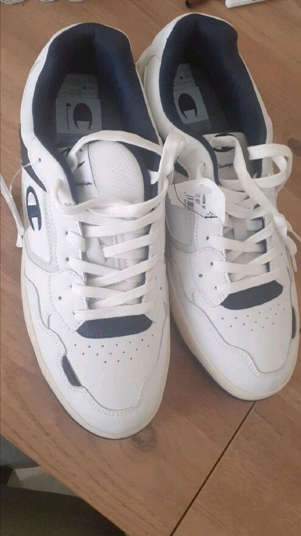 Champion Beyaz Gri Spor Ayakkabı Velcro - Görsel 2