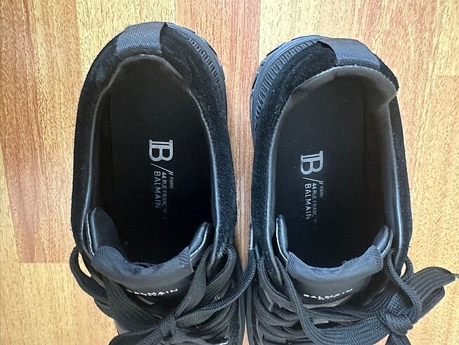 43 Beden siyah Renk Balmain erkek spor ayakkabı
