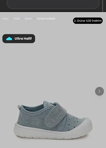 Gri Beyaz Erkek Bebek İlk Adım Ayakkabısı - Görsel 4