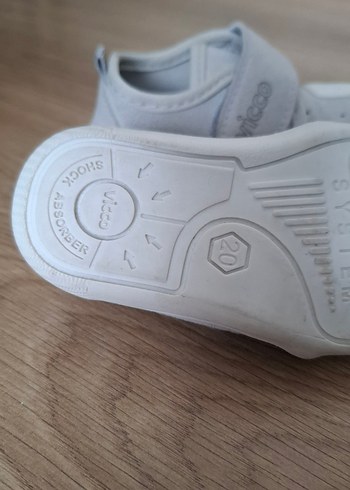 Gri Beyaz Erkek Bebek İlk Adım Ayakkabısı - Görsel 3