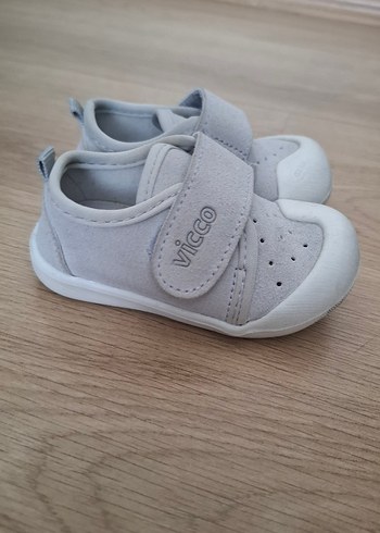 Gri Beyaz Erkek Bebek İlk Adım Ayakkabısı - Görsel 2