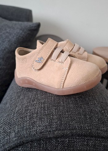 Bej Süet Erkek Bebek İlk Adım Ayakkabısı - Görsel 2