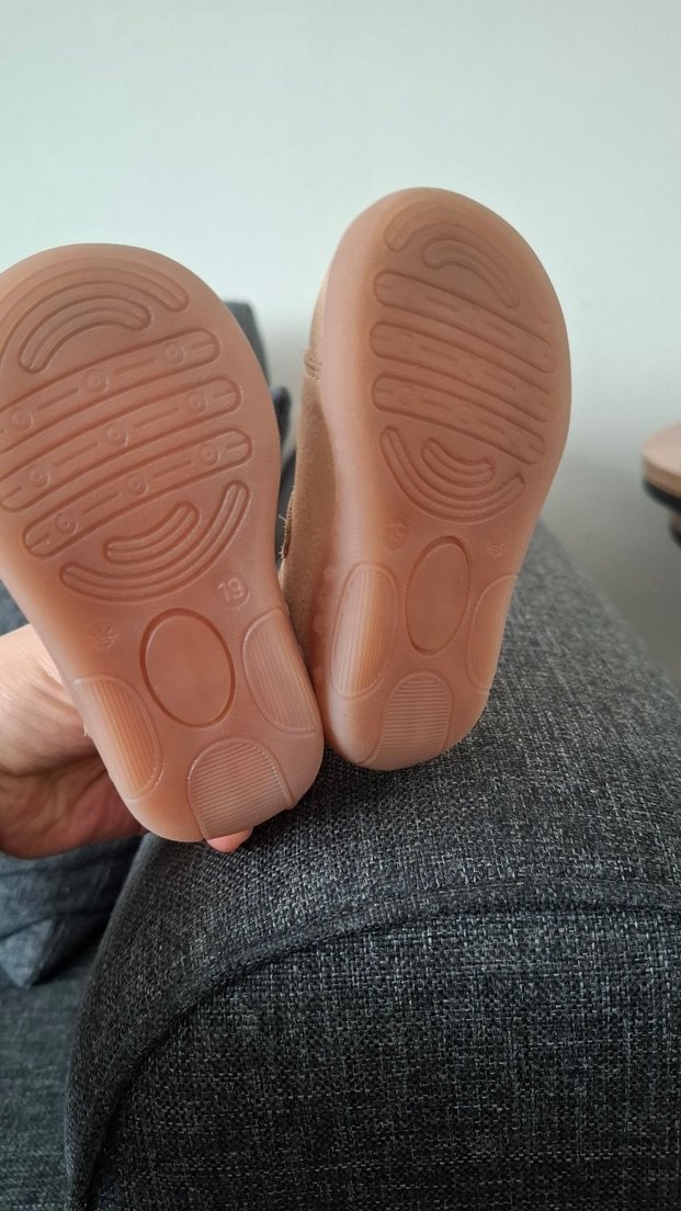 Bej Süet Erkek Bebek İlk Adım Ayakkabısı - Görsel 4