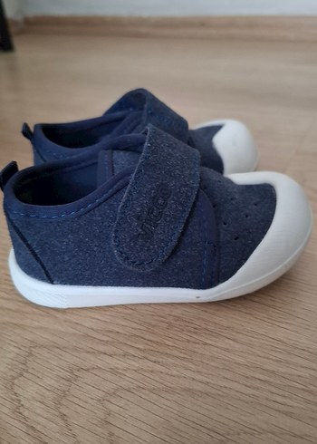 Erkek Bebek İlk Adım Ayakkabısı Cırtlı Mavi - Görsel 2