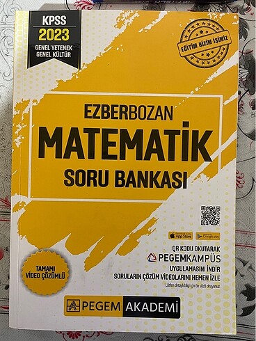 Pegem Yayınları 2023 Ezberbozan KPSS Genel Yetenek Genel Kültür 