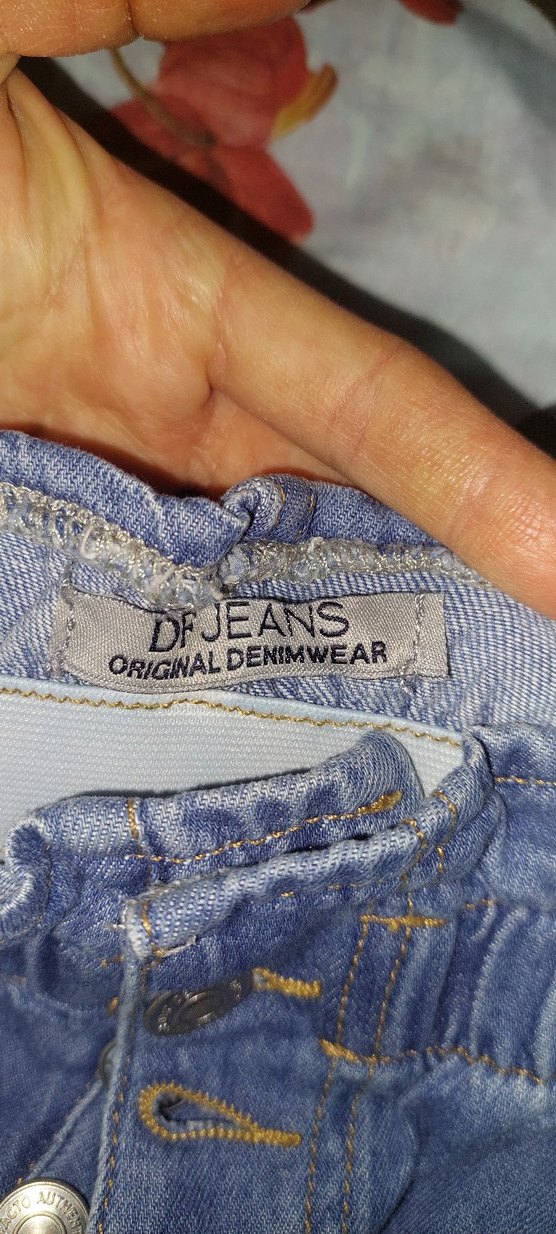 Defacto düğmeli Mavi Kadın Kot Şort - Görsel 3