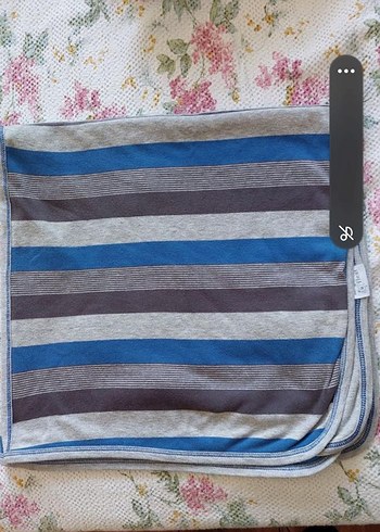 Gri Nakışlı Çocuk Battaniyesi - Görsel 2