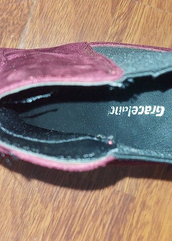 Graceland bordo Süet Kadın Topuklu Bot - Görsel 4