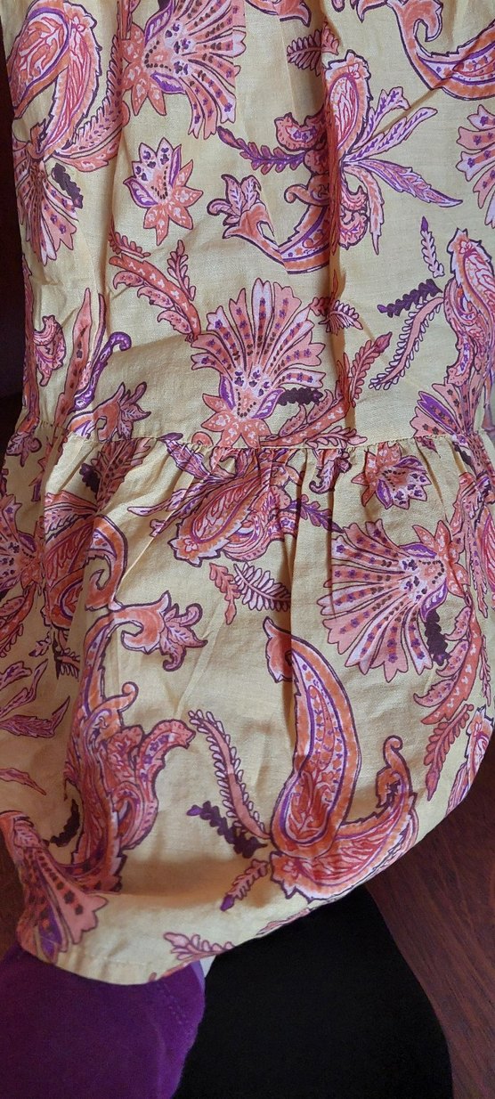 Mango Bohem Tarz Mini elbise, V Yaka, Fırfırlı - Görsel 4