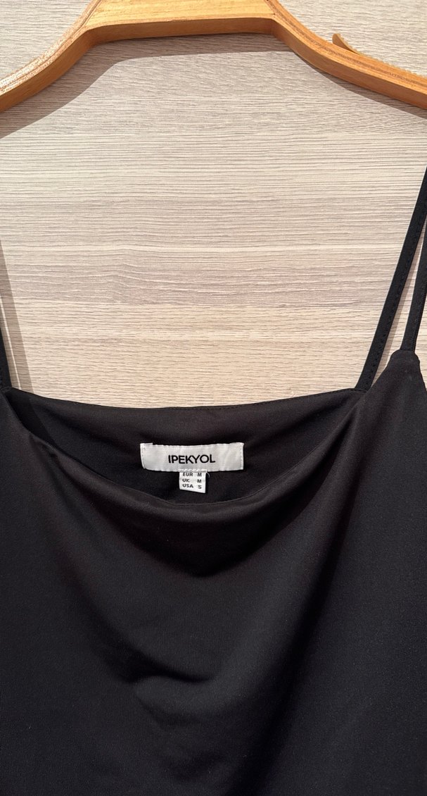 İpekyol Siyah İnce Askılı Kadın Atlet - Görsel 2