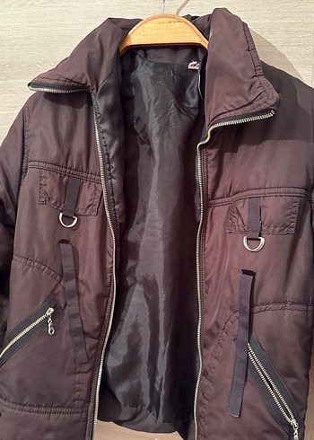 Kahverengi Kemerli Kadın Ceket - Görsel 4