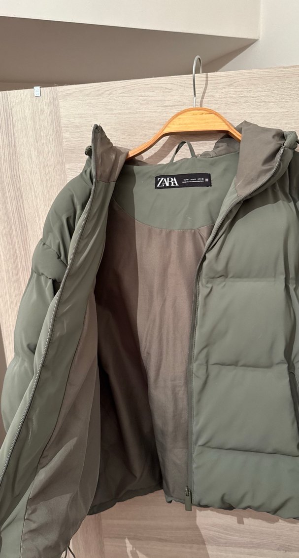 Zara Kapüşonlu Kadın Mont - Görsel 2