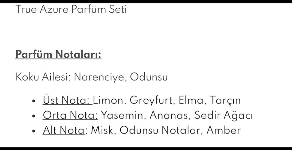 True Azure erkek parfüm seti 50 ml Farmasi - Görsel 6