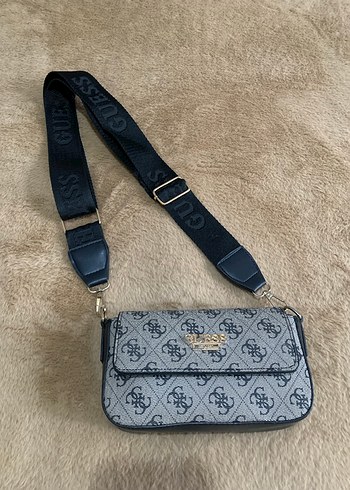 Gri Guess Baskılı Kadın Çanta