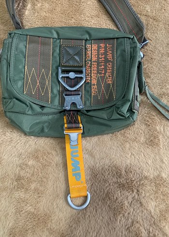  Beden Jump marka Kemer Tokalı Yeşil Outdoor Omuz Çantası