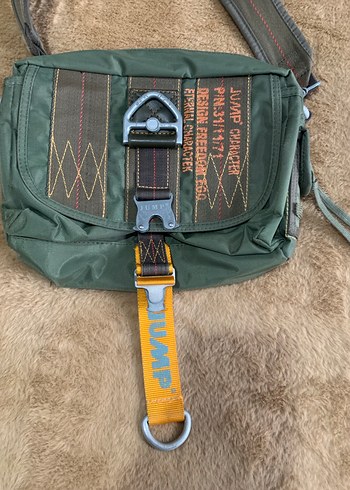 Jump marka Kemer Tokalı Yeşil Outdoor Omuz Çantası