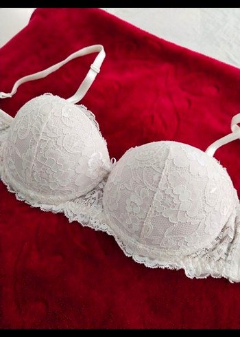 Beyaz Nakışlı Parisian Sütyen - Görsel 2