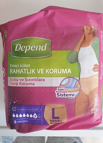 Depend emici külot