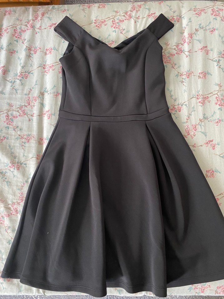 Siyah Straplez Midi Elbise - Görsel 2