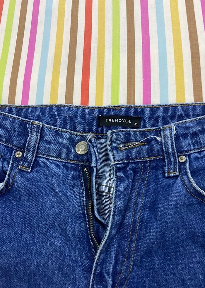 Wide leg jean - Görsel 3