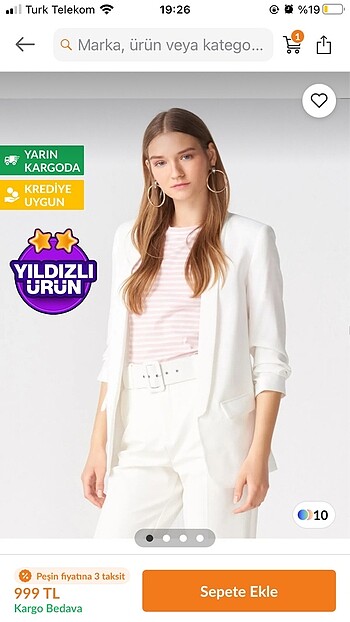Dilvin Dilvin Blazer ceket