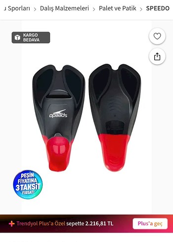 SPEEDO palet deniz dalgıç