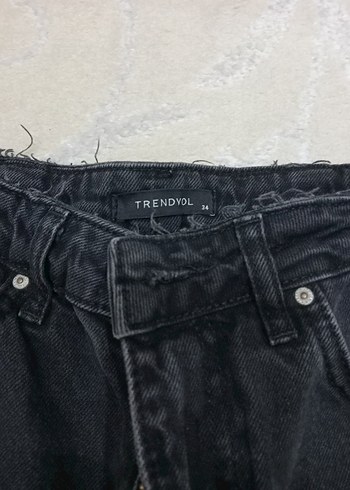 xs Beden Siyah Kot Kadın şort