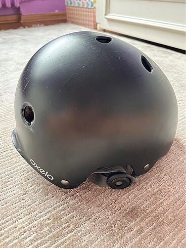 Beden siyah Renk Paten, kaykay, scooter kask ve dizlik seti