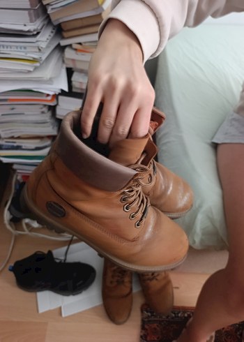 Kahverengi Deri Dockers Erkek Bot - Görsel 3