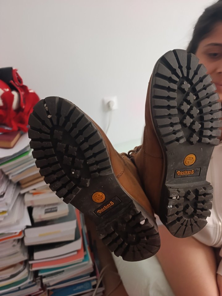 Kahverengi Deri Dockers Erkek Bot - Görsel 4