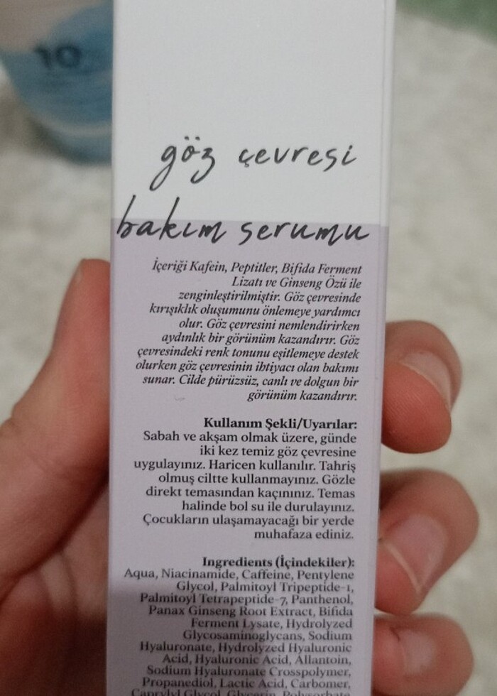 Göz çevresi bakım kremi - Görsel 3