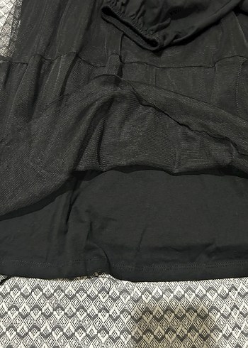 Siyah Uzun Kollu Kadın Bluz - Görsel 3