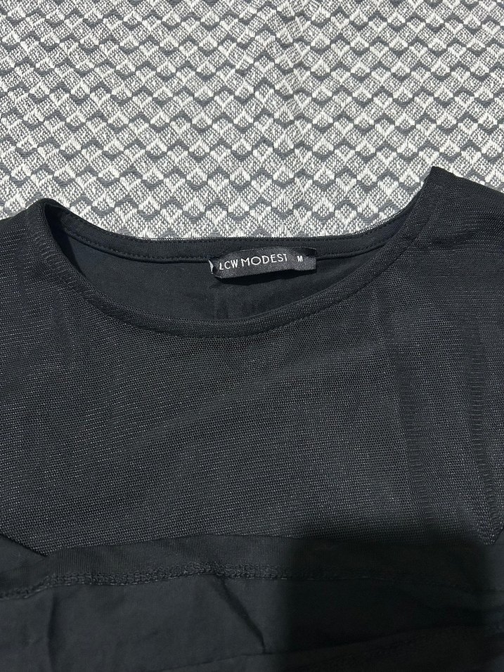 Siyah Uzun Kollu Kadın Bluz - Görsel 4