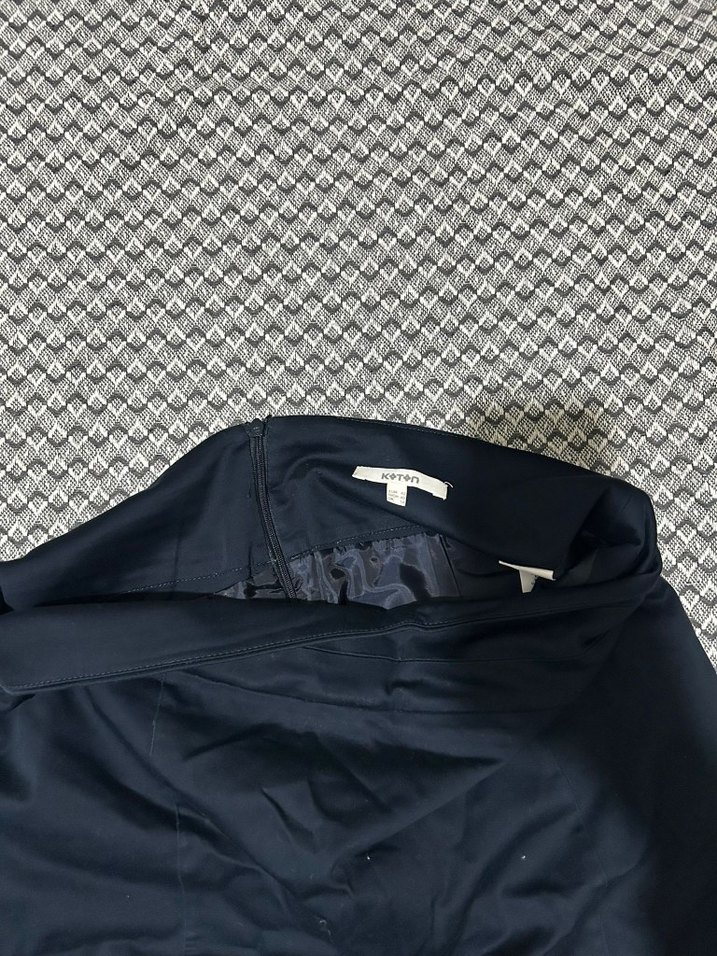 Siyah Kemerli Midi Kalem Etek - Görsel 2