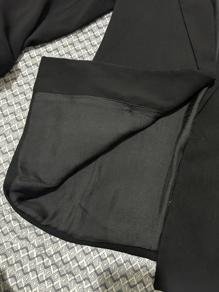 Bershka Siyah Kadın Blazer - Düğmeli, Normal Boy - Görsel 4