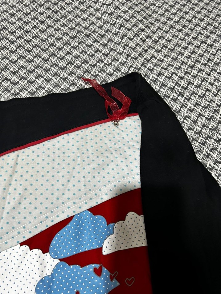 Baskılı Uzun Kollu Hamile Tişörtü - Görsel 3