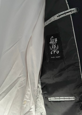 Düğmeli Gold İş Ofis Ceket - Görsel 2